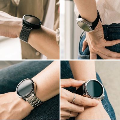 10. Etui Ringke Slim 2-pack na Samsung Galaxy Watch 6 Classic 43 mm - czarny i przezroczysty
