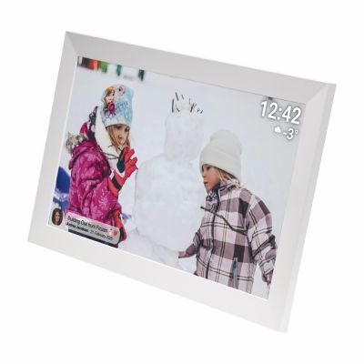 3. Denver PFF-1504W cyfrowa ramka na zdjęcia Biały 39,6 cm (15.6") Ekran dotykowy Wi-Fi