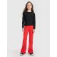 7. Longsleeve slim gładki dziewczęcy 4F 4FJRAW25TLONF603-20S