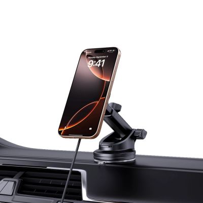 8. Uchwyt samochodowy Tech-Protect MM15W-V7 QI2 z ładowarką indukcyjną - czarny