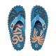 Gumbies japonki unisex ISLANDER FLIP-FLOP BLUE PALMETTO