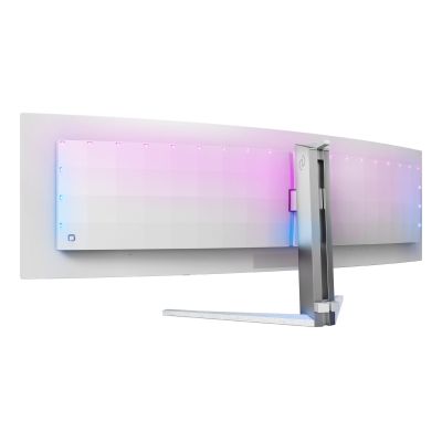 43. Philips Evnia 8000 49M2C8900/00 monitor komputerowy 124,2 cm (48.9") 5120 x 1440 px Dual QHD QDOLED Biały