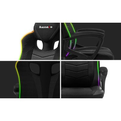 24. Fotel gamingowy Huzaro Force 2.5 RGB Mesh