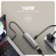 3. Axagon RVC-HI8KPD, USB-C -> HDMI 2.1 redukce / adaptér, 8K/60Hz, 4K/144Hz, HDR10+, PD100W 0,16 m USB Type-C HDMI + USB Type-C