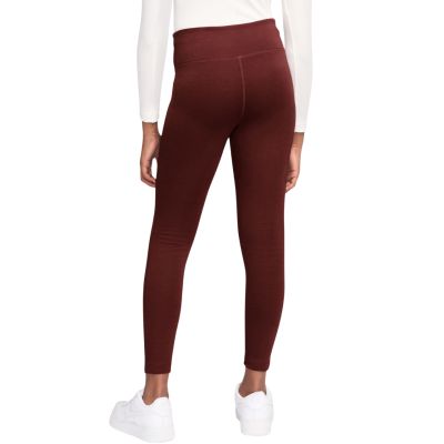 2. Legginsy dla dzieci Nike Sportswear Classic bordowe FZ5583 658