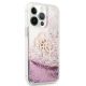 4. Guess GUHCP13XLG4GPI iPhone 13 Pro Max 6,7" różowy/pink hardcase 4G Big Liquid Glitter