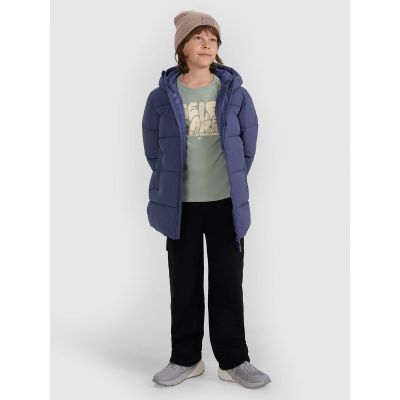 7. Kurtka puchowa z wypełnieniem syntetycznym chłopięca 4F 4FJRAW25TDJAM0805-32S