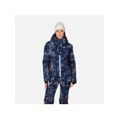 Kurtka narciarska damska ROSSIGNOL W JCC SUBLIM JKT granatowa