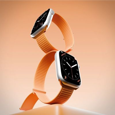 8. Pasek Puro Sport na Apple Watch 44/45/46/49mm - pomarańczowy