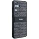 3. Etui DKNY Leather Mono Stripe & Metal Logo na Samsung Galaxy S24 - czarne