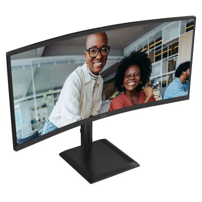 6. AOC CU34E4C monitor komputerowy 86,4 cm (34") 3440 x 1440 px Czarny
