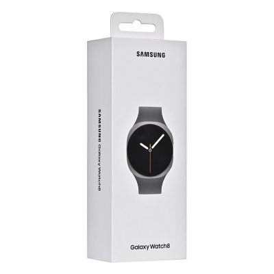 19. Samsung Galaxy Watch 8 3,81 cm (1.5") AMOLED 44 mm Cyfrowy 480 x 480 px Ekran dotykowy Grafitowy Wi-Fi GPS
