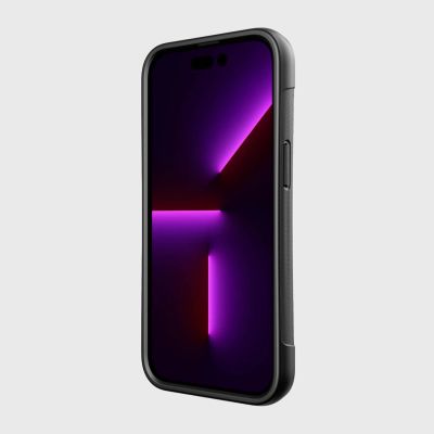 4. Raptic X-Doria Clutch Built Case etui iPhone 14 Pro z MagSafe pokrowiec plecki czarny