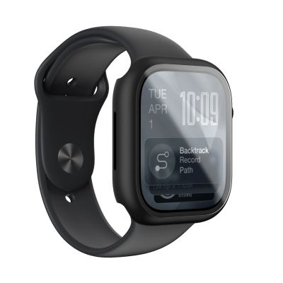 4. Szkło ochronne AMAZINGTHING Radix z etui na Apple Watch Series 11 42 mm - czarne