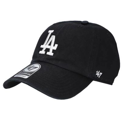 4. Czapka z daszkiem 47 Brand MLB Los Angeles Dodgers 47 Clean Up Cap B-RGW12GWS-BKJ