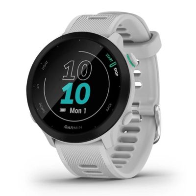 29. Zegarek sportowy Garmin Forerunner 55 Biały