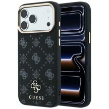 Etui Guess Peony 4G Small Logo MagSafe na iPhone 17 Pro / 18 Pro - czarne