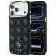 Etui Guess Peony 4G Small Logo MagSafe na iPhone 17 Pro / 18 Pro - czarne