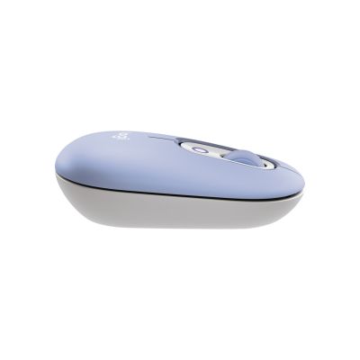 7. Logitech Pop Icon Combo klawiatura Dołączona myszka Uniwersalne Bluetooth QWERTY Turecki Liliowy, Biały