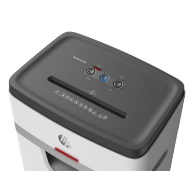 8. HP ONESHRED Niszczarka 18CC, ścinki, P-4, 18 kart., 25l, jasnoszara, HPN280518CCON-14.