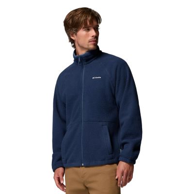 2. Columbia Timber Crest Full Zip Fleece 2176101464 Granatowe L