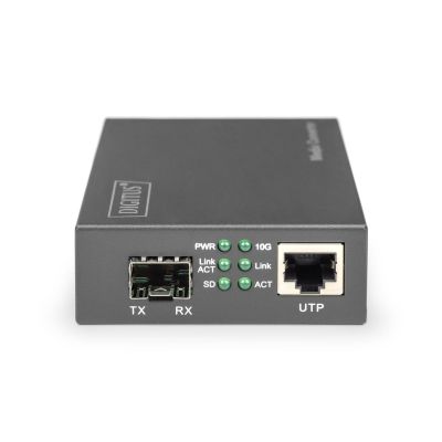 19. 10 Gigabit Mediaconverter RJ45 / SFP wspiera 1G, 2.5G, 5G i 10G
