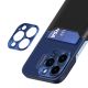 5. Leather Stand Case etui Samsung Galaxy S23 Ultra pokrowiec portfel na kartę z podstawką niebieskie