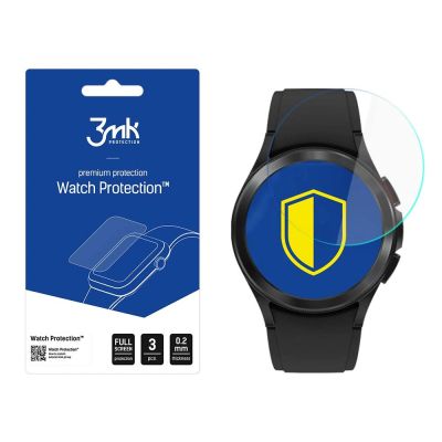 Szkło hybrydowe 3mk Watch Protection™ v. FlexibleGlass Lite na Samsung Galaxy Watch 4 Classic 46mm