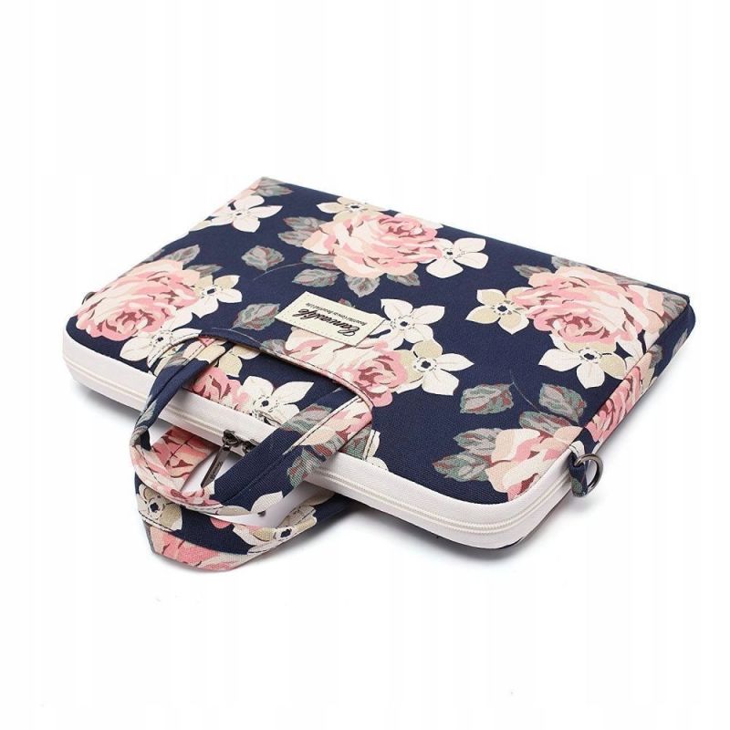 6. Torba Canvaslife Briefcase na laptopa 15-16'' - biało-różowa