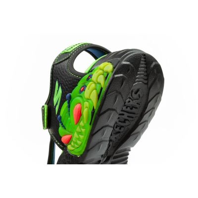 18. Sandały Skechers Jr 400614L/BKLM