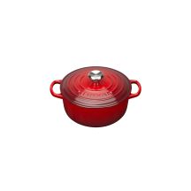 Garnek Le Creuset Signature apvalus 20 cm czerwony