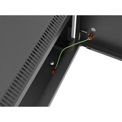 14. LANBERG SZAFA INSTALACYJNA RACK WISZĄCA 19" 4U 600X450 CZARNA DRZWI METALOWE (FLAT PACK)