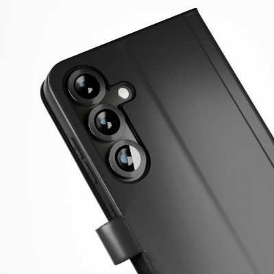 8. Etui z ekoskóry Puro Booklet Case z klapką i portfelem do Samsung Galaxy S25+ - czarne