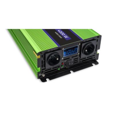 6. QOLTEC PRZETWORNICA NAPIĘCIA MONOLITH | ŁADOWANIE BATERII | UPS | 2000W | 4000W | 12V NA 230V | CZYSTY SINUS | LCD
