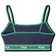 2. Stanik sportowy Fila Candelo granatowo-zielony FAW1203 50004