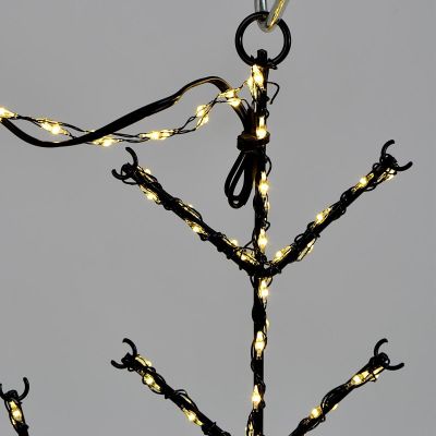 5. PŁATEK ŚNIEGU DEKORACYJNY WISZĄCY 470LED CIEPŁY BIAŁY