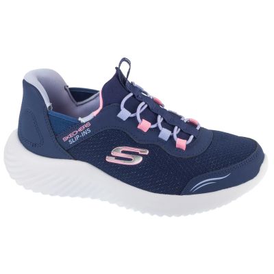 Skechers Slip-Ins: Bounder - Simple Cut 303585L-NVY Granatowe 28