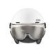 4. Kask narciarski UVEX Wanted Visor pro V white matt