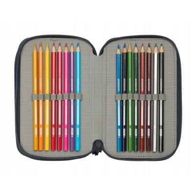 3. Real Madryt piórnik z wyposażeniem triple filled pencil case 37 pcs 412557857