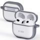 7. Etui Tech-Protect Slim Hook na AirPods 4 - szare