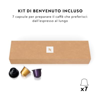 6. Ekspres kapsułkowy Krups Nespresso Inissia XN1005 (1260W; kolor czerwony)