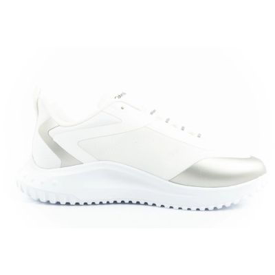 4. Calvin Klein Eva Runner buty damskie sportowe sneakersy białe modne