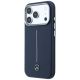 2. Etui Mercedes Leather Semi Wrap Iconic Line MagSafe na iPhone 17 Pro Max - granatowe