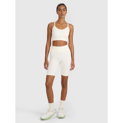 3. Legginsy kolarki treningowe bezszwowe damskie 4F 4FWAW25TFSTF084-12S