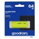 Pendrive GoodRam UME2 UME2-0640Y0R11 (64GB; USB 2.0; kolor żółty)