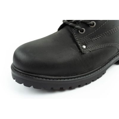 6. Wrangler Arch Fur buty męskie sztyblety trzewiki eleganckie ocieplane czarne