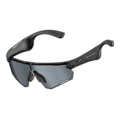 4. Okulary rowerowe Rockbros SP-251 z zestawem audio Bluetooth polaryzacyjne - czarne