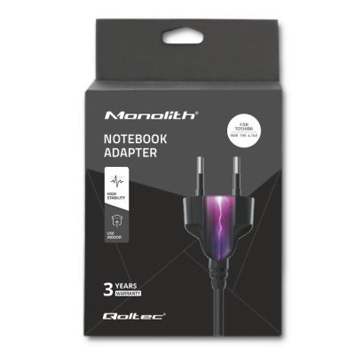 8. Zasilacz Qoltec 50090.90W do notebooka Toshiba (19 V; 4,74 A; 90W; 5.5 mm x 2.5 mm)