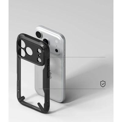 6. Etui Ringke Fusion X na iPhone 18 Pro Max / 17 Pro Max - czarne