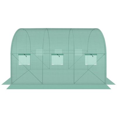 48. SZKLARNIA TUNEL OGRODOWY 200X300X200CM PE KONTRUKCJA STAL ZIELONA